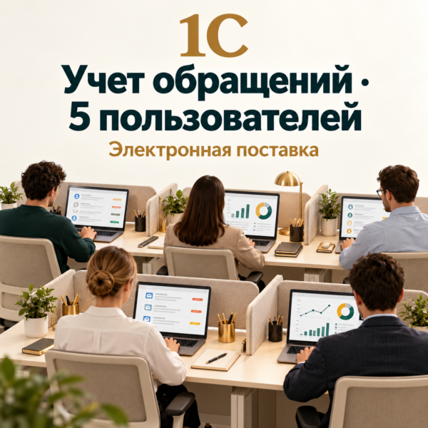 appeals5-1c-electronic 1С:Учет обращений на 5 пользователей. Электронная поставка