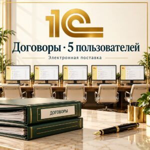 1С:Договоры 8 на 5 пользователей