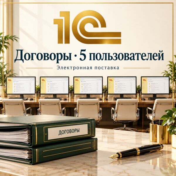 1С:Договоры 8 на 5 пользователей 1С:Договоры 8 на 5 пользователей
