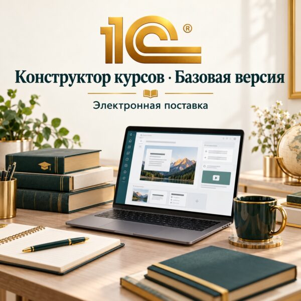 1С:Электронное обучение. Конструктор курсов. Базовая версия. Электронная поставка