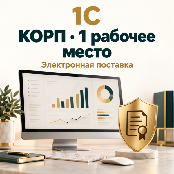 1С:Предприятие 8 КОРП. Клиентская лицензия на 1 рабочее место. Электронная поставка