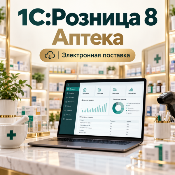 1С:Розница 8 — Аптека 1С:Розница 8. Аптека. Электронная поставка