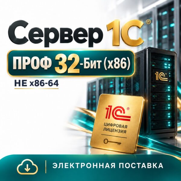 Сервер 1С ПРОФ 32-бит (x86), не x86-64